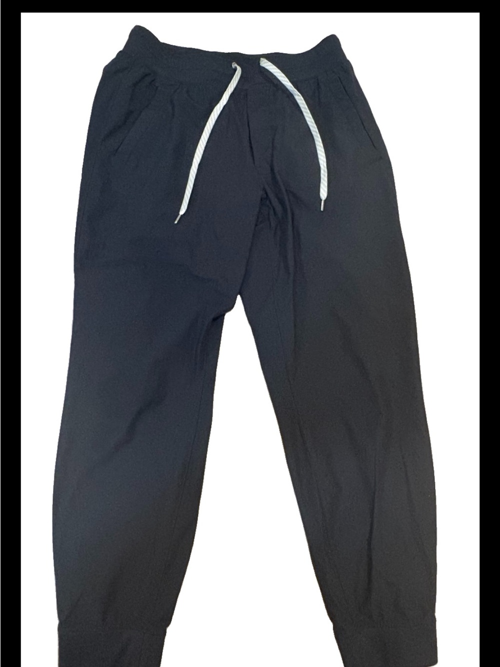 Vuori Meta Joggers Mens Medium Black 30" Performance Pants Drawstring V436